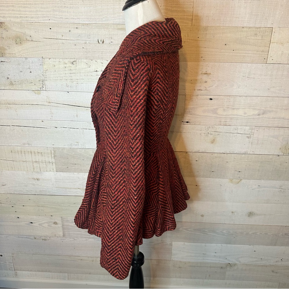 Free People Patricia Peplum Jacket Size 6 - Picture 12 of 14